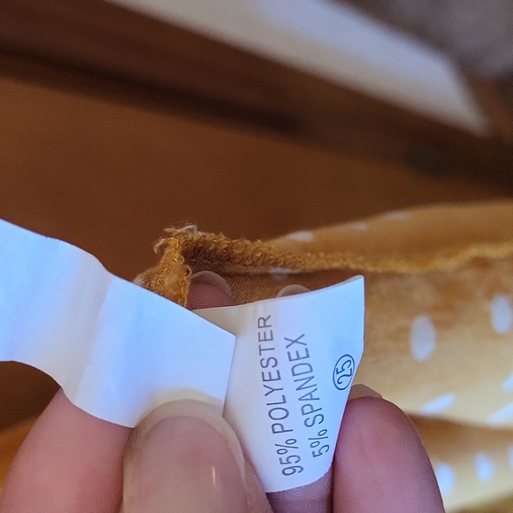 SHEIN yellow sleeveless polka dot maxi dress - Picture 9 of 10